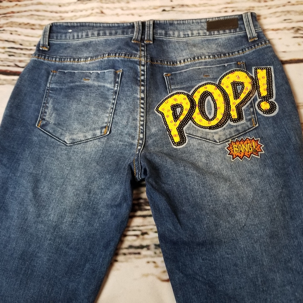 POP! Patch Jeans - Picture 2 of 11